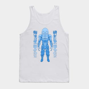 Blue Kaiju Fighter Tank Top